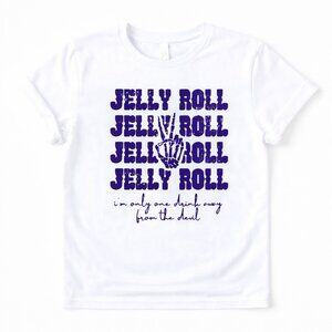 Jelly Roll Graphic T Shirt Trendy Boutique Style Tee Womens Gifts White